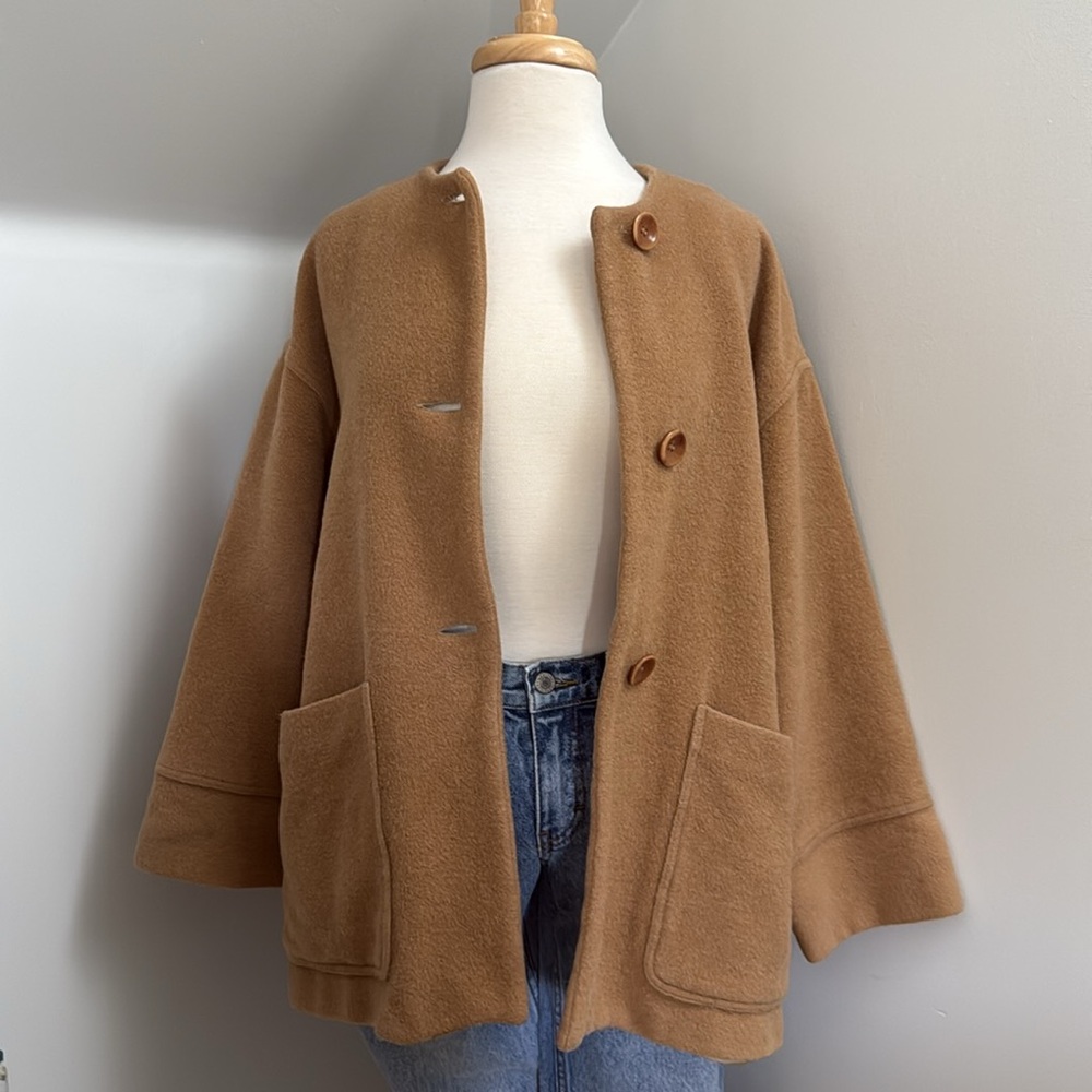 Vintage Sisley Wool and Mohair Coat